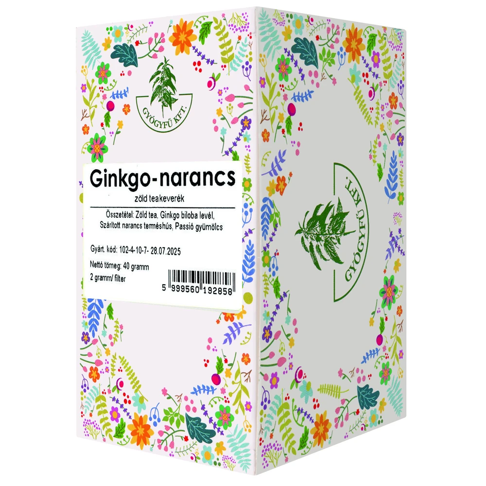 Boszy ginkgo-narancs-zöld teakeverék 20x2g 40g 26568