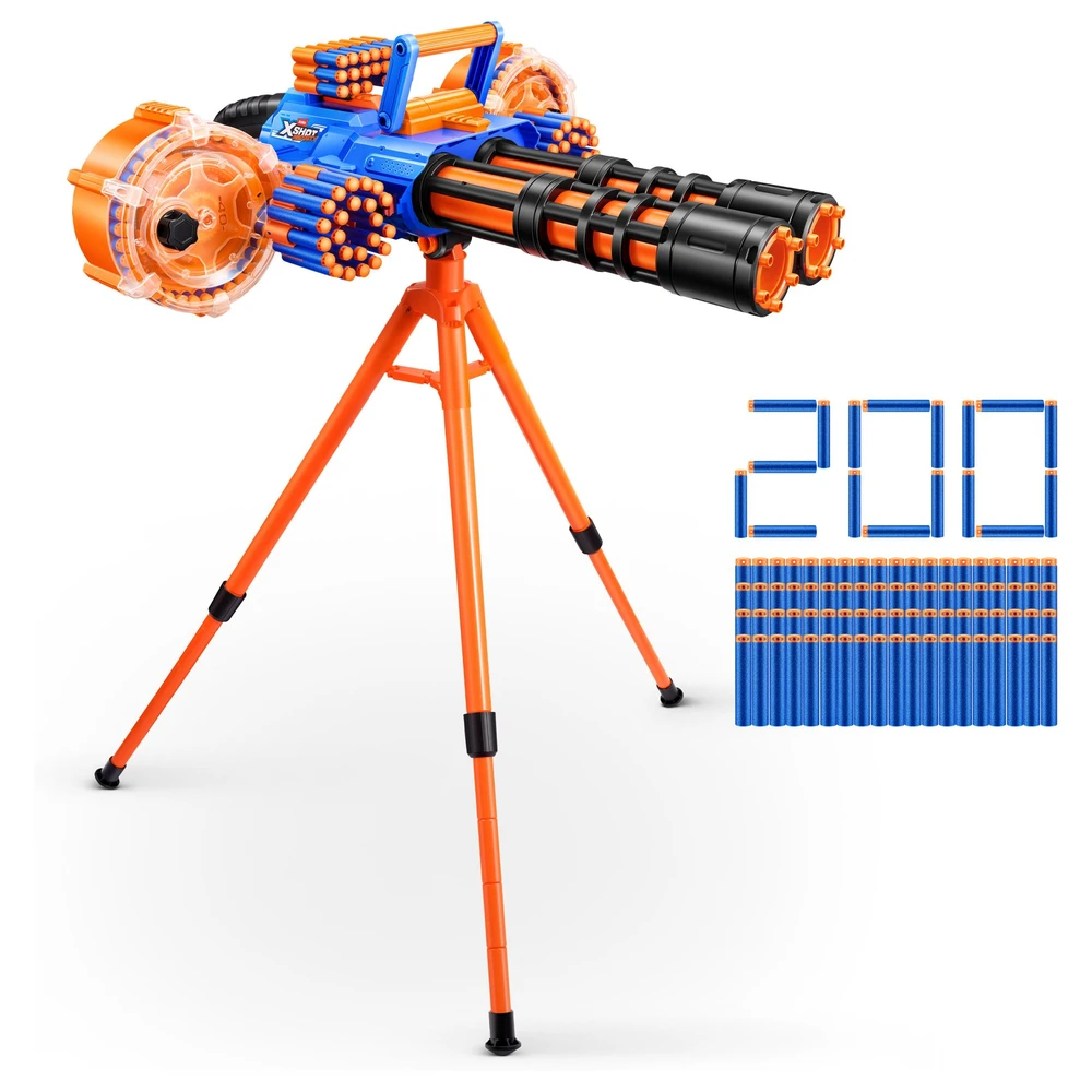 ZURU X-Shot Insanity Dart Storm motor sponge shooting gun 36918