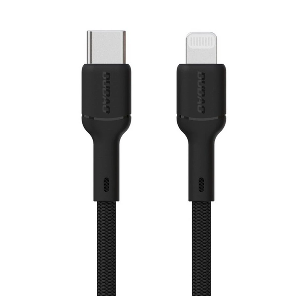 DUDAO L9X Type-C / Lightning töltő- és adatkábel 30W 2m fekete