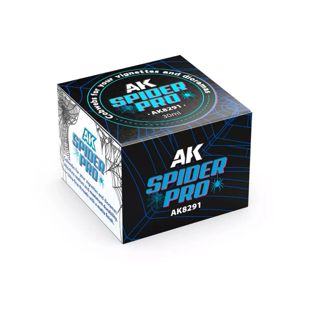 AK INTERACTIVE Spider Pro pókháló effekt diorámákhoz 100ml AK8291