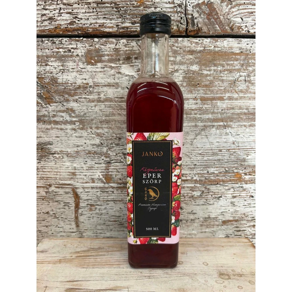 Janko Kézműves syrup strawberry 500 ml 103038