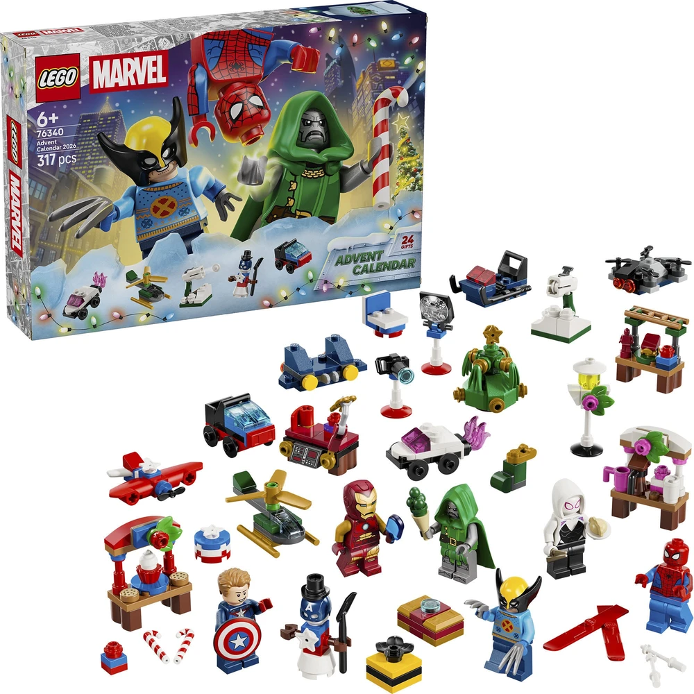 LEGO Marvel Super Heroes adventi naptár 2026 76340