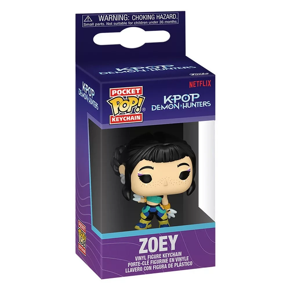 FUNKO Pocket Pop Keychain KPOP Demon Hunters - Zoey key ring 95688