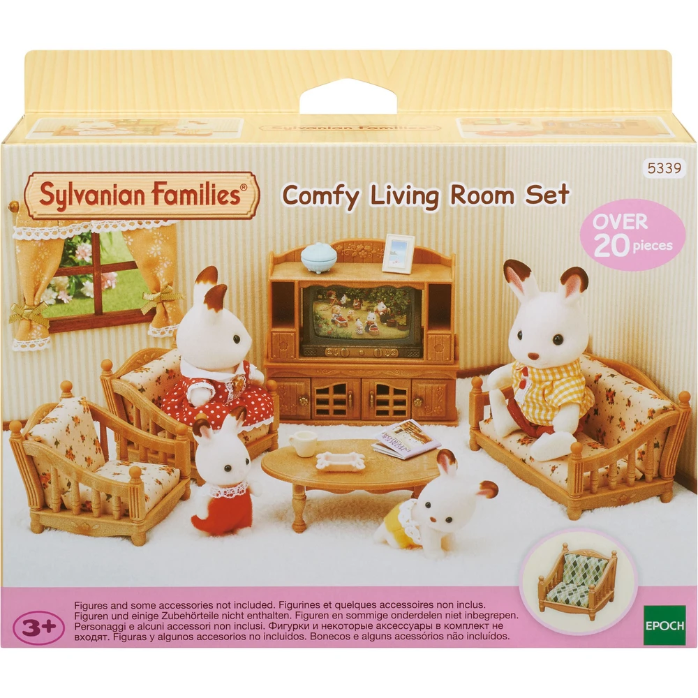EPOCH Sylvanian Families rural house living room set 5339
