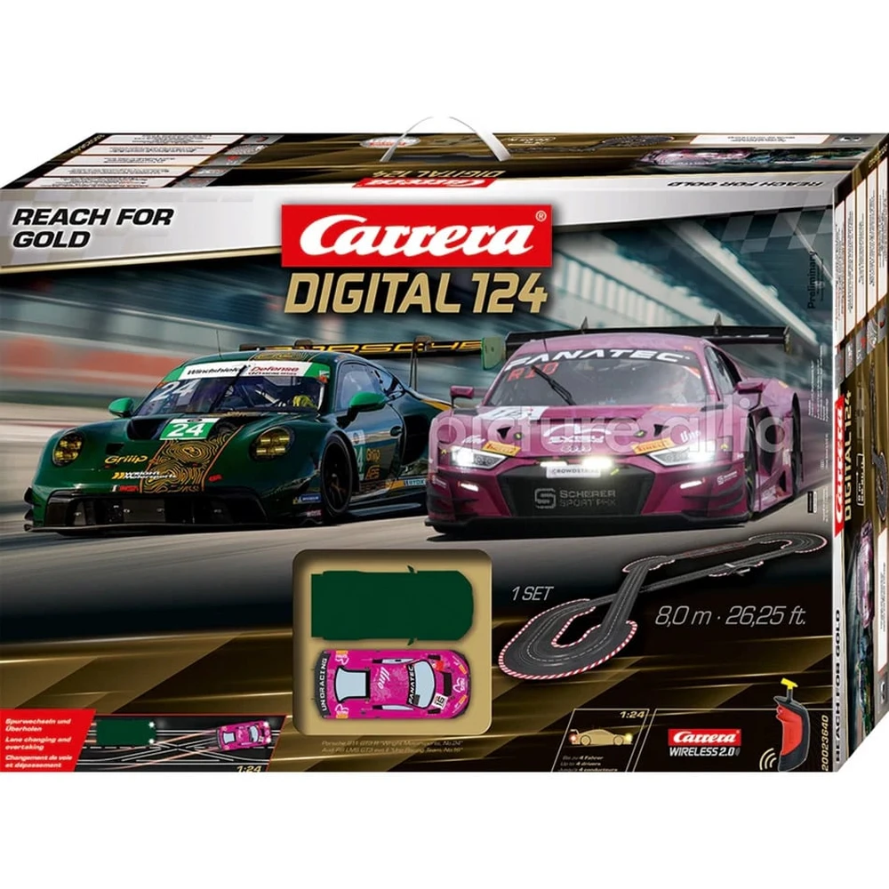 CARRERA DIGITAL 124 Reach for Gold pálya készlet 20023640