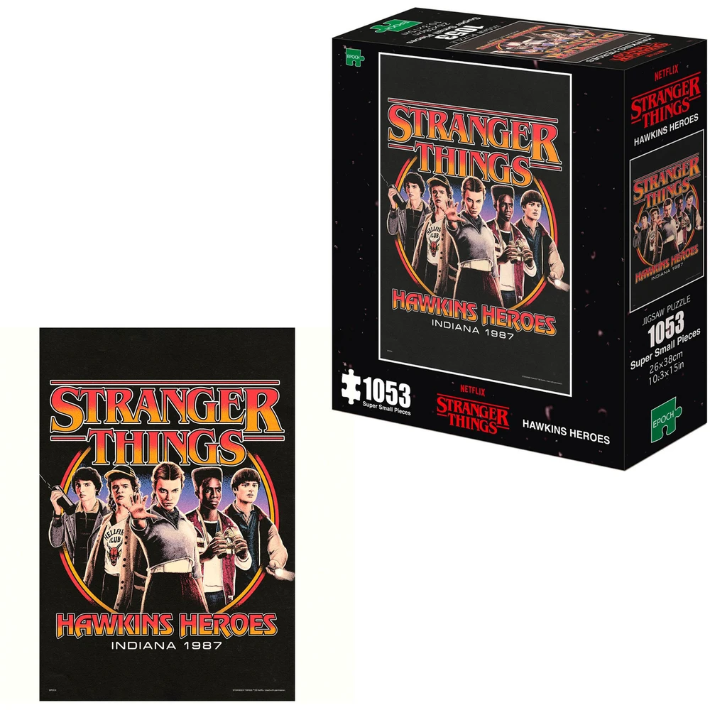 EPOCH Stranger Things Hawkins Heroes puzzle 1000 darabos 3261F