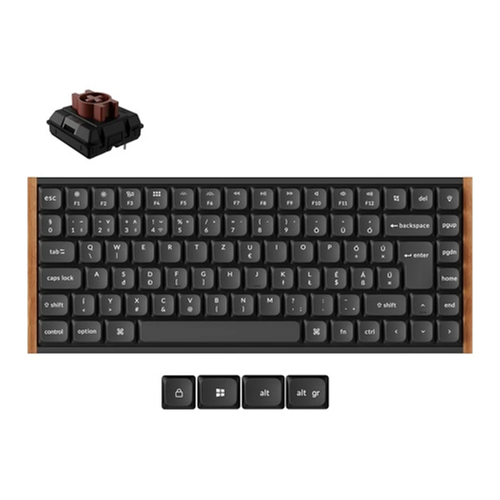KEYCHRON K3 Ultra 8K Wireless Milk POM Brown Hungarian black K3U-H3Z-HU