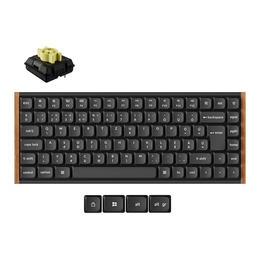 KEYCHRON K3 Ultra 8K Wireless Milk POM Banana Hungarian black K3U-H4Z-HU