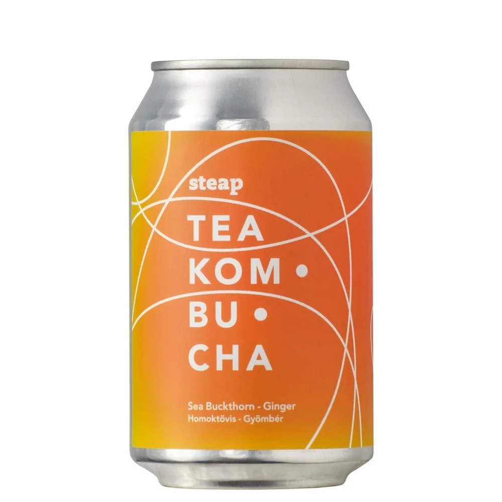 STEAP Kombucha homoktövis-gyömbér 330 ml