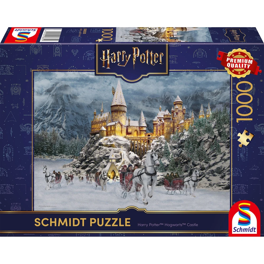 SCHMIDTSPIELE Puzzle játék 1000 darabos Thomas Kinkade Studios: Harry Potter - Roxfort kastélya 58835