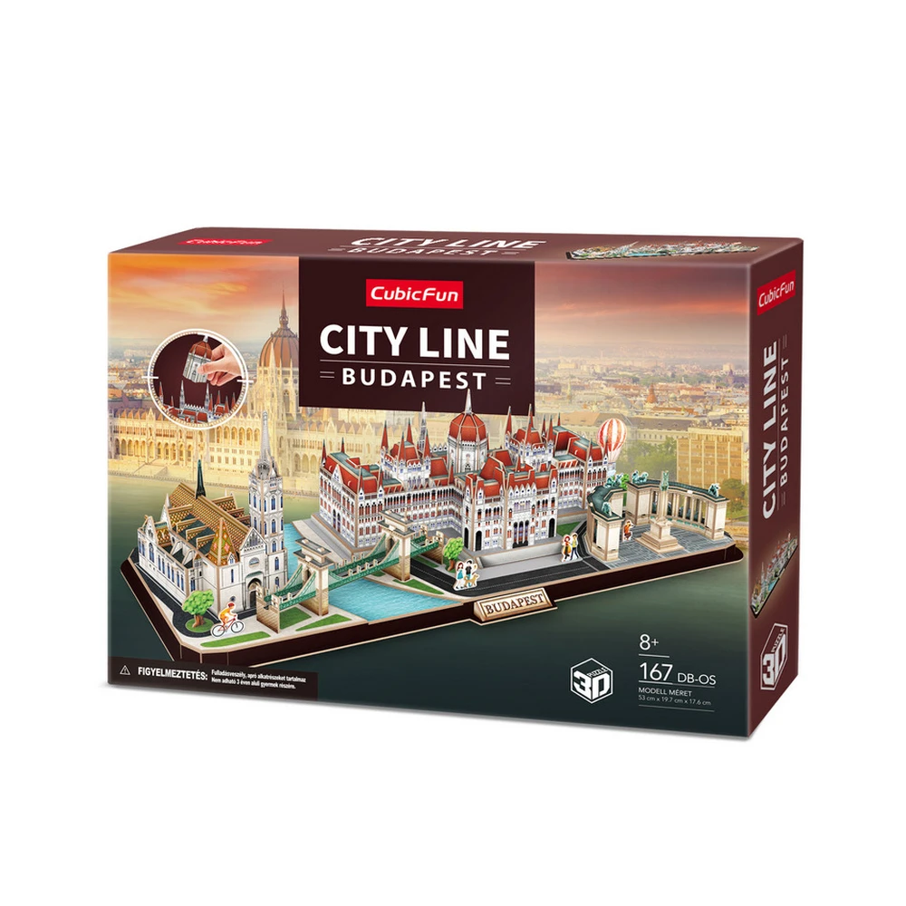 CUBICFUN 3D puzzle City Line Budapest