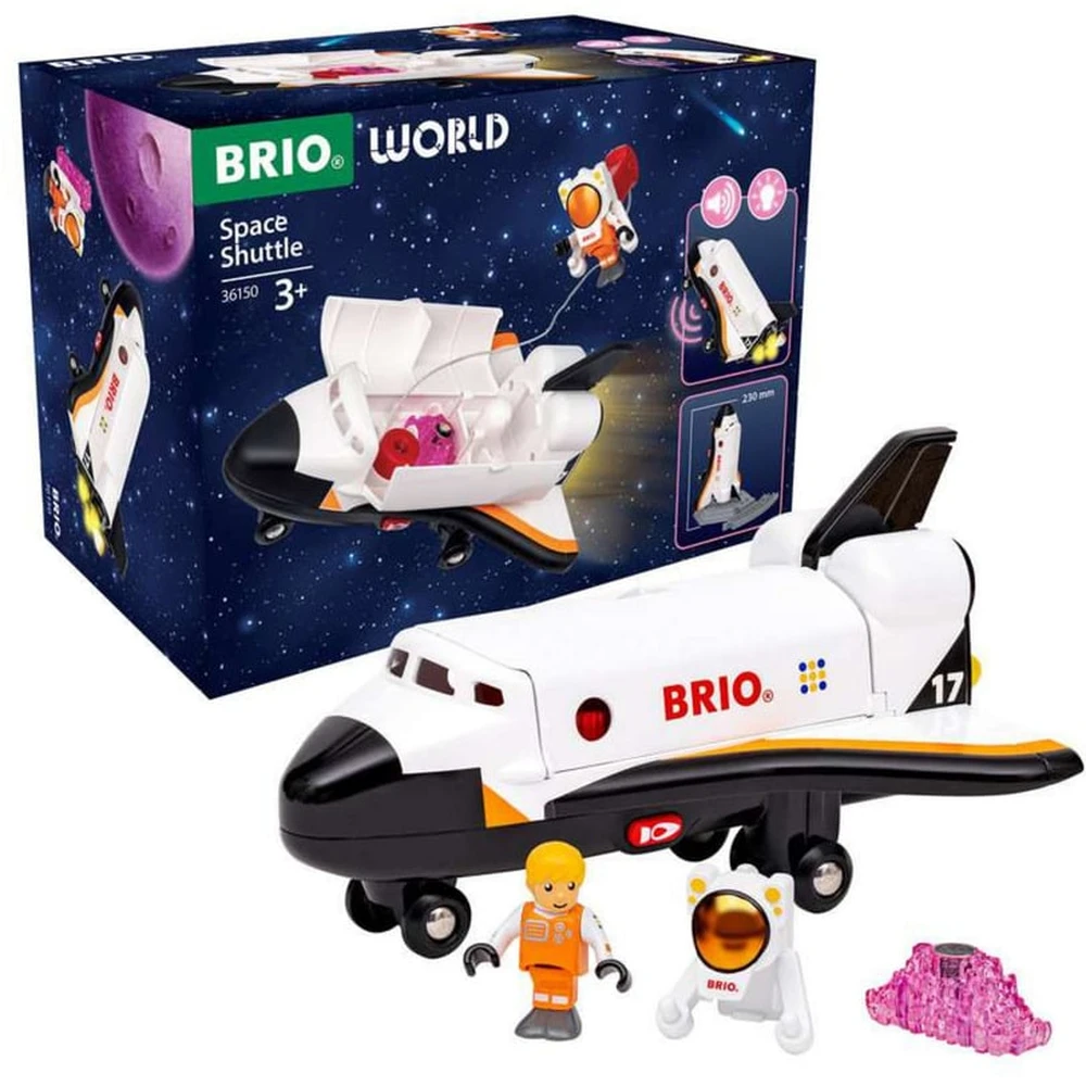 BRIO World space shuttle stock hang and light effect 63615000