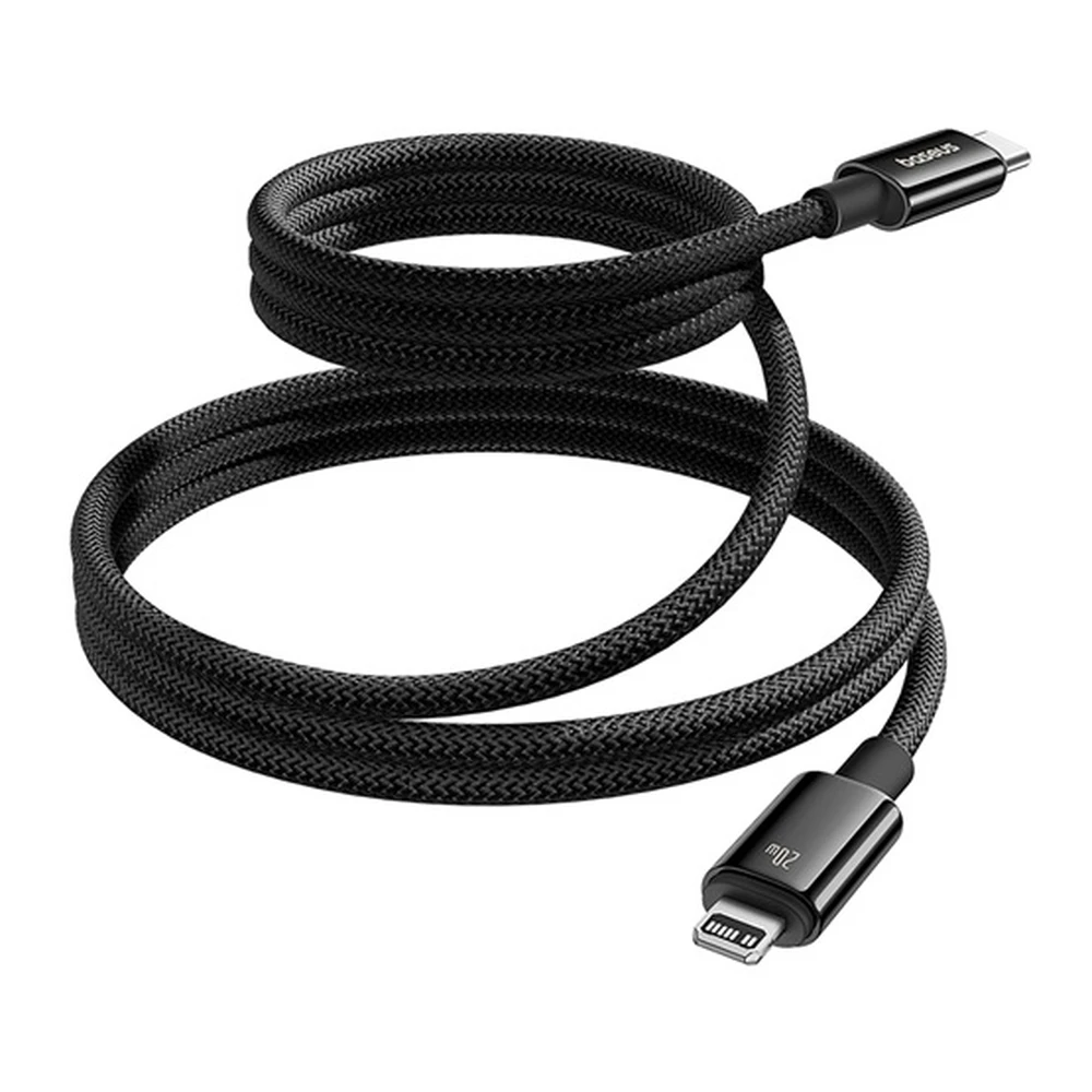 BASEUS USB 2.0 Type C Lightning Töltő/adat Crno 1m P10319805111-01
