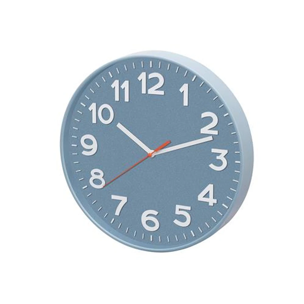 SOMOGYI ELECTRONIC Wall clock 30 cm kékes-szürke