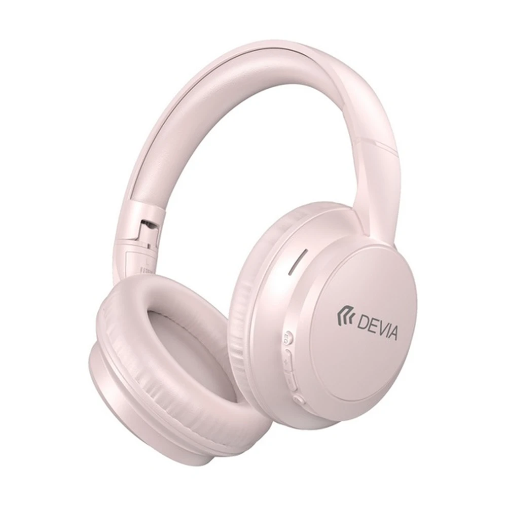 DEVIA Bluetooth headphone Kintone Lite1 stereo v5.4 mikrofon zajszűrő collapsible pink ST145214