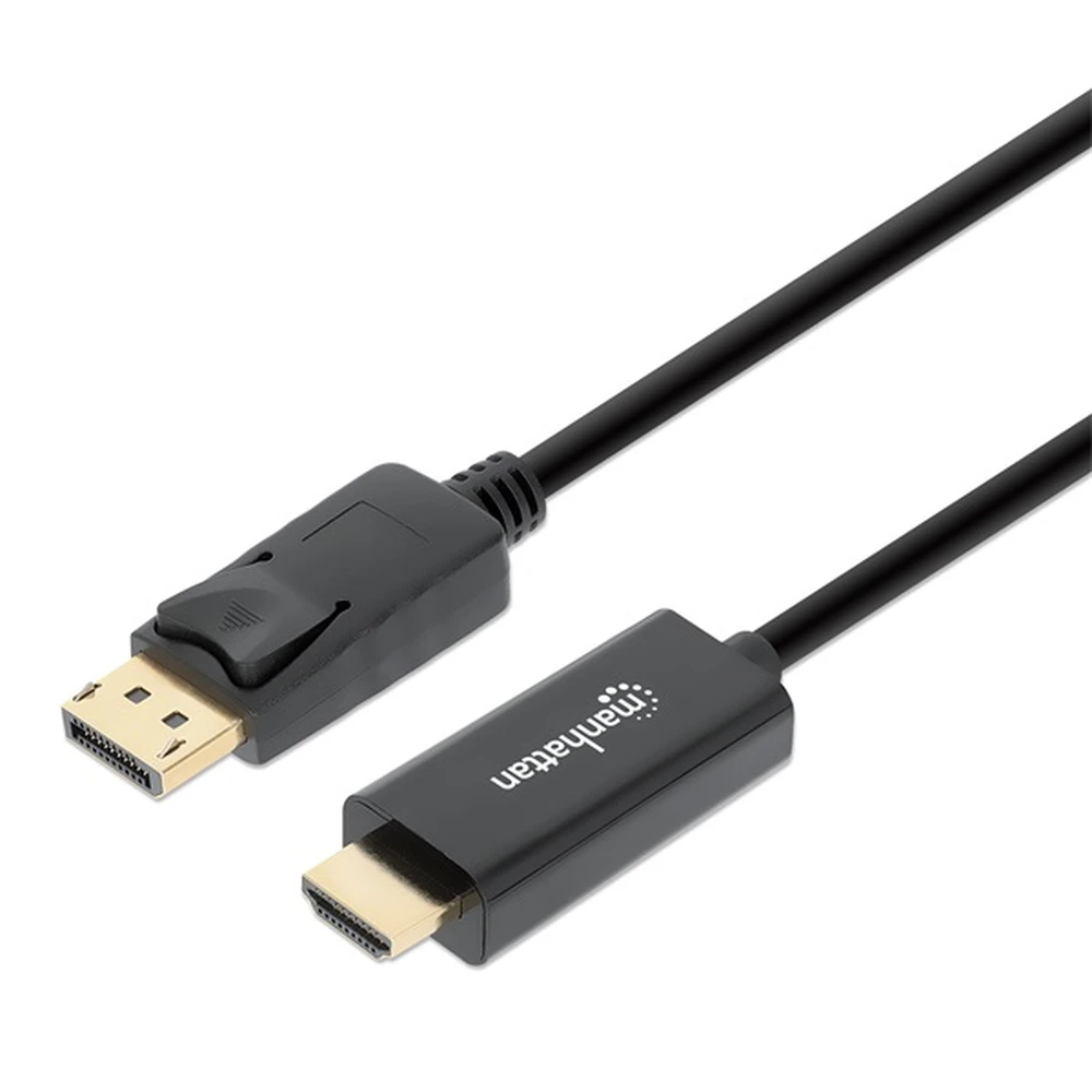 MANHATTAN DisplayPort HDMI transformator Crno 1m 152662