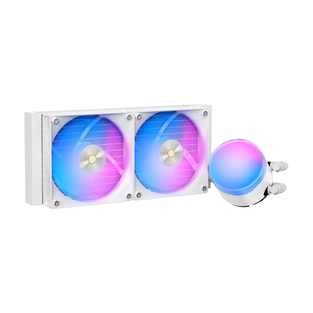 OCYPUS Vízhűtés Delta L24 ARGB V2 fehér Delta-L24-WH2AAWNN02X-GL