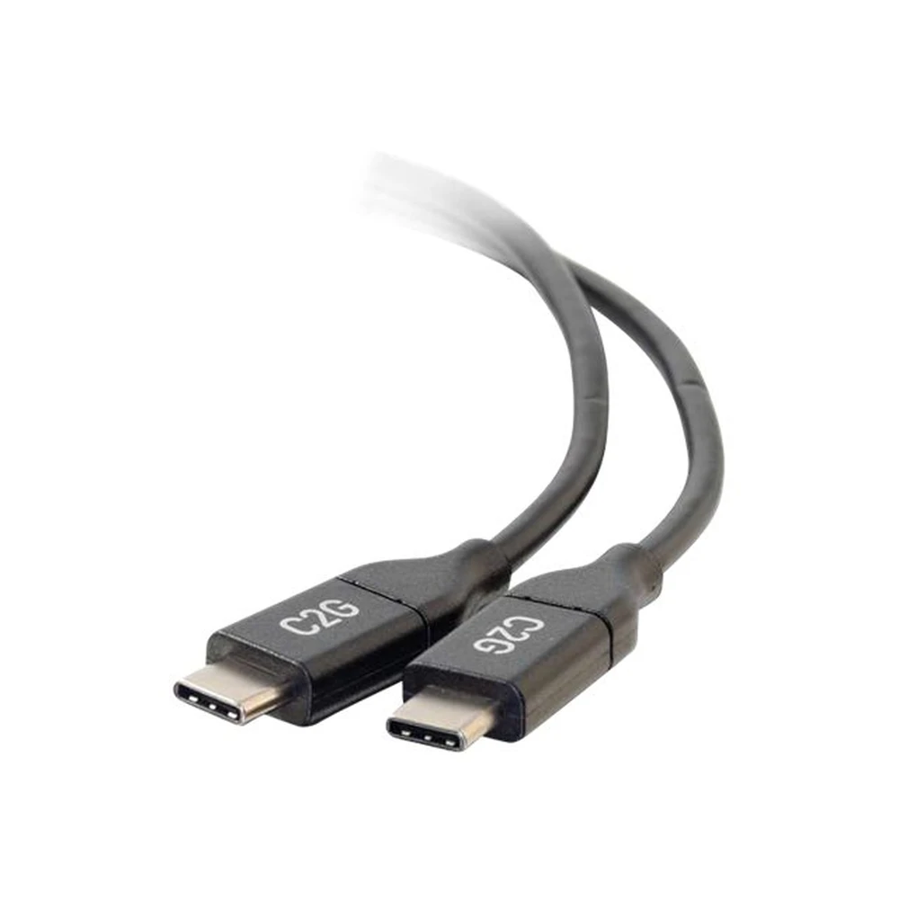 C2G USB 2.0 Type C Connector Black 90cm 88827