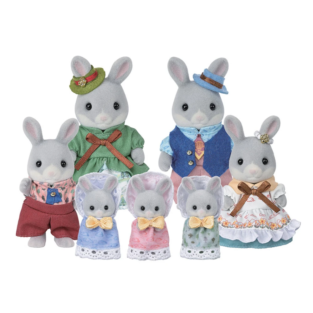 EPOCH Sylvanian woodland bunny family gala set 5863