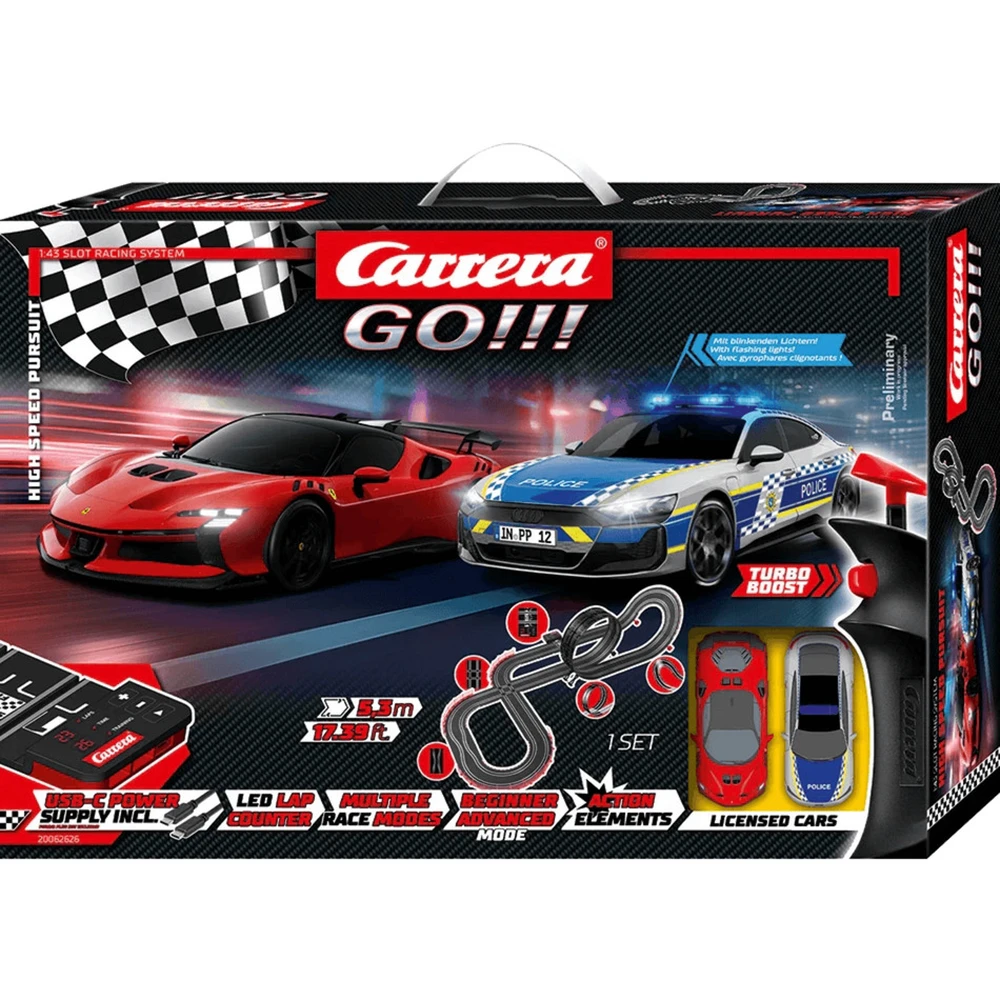 CARRERA GO!!! High Speed Pursuit court stock 20062626