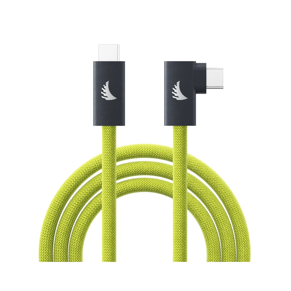 ANGELBIRD USB-C 3.2 tether cable derékszögű 4.5m lime UC3SFRAL450