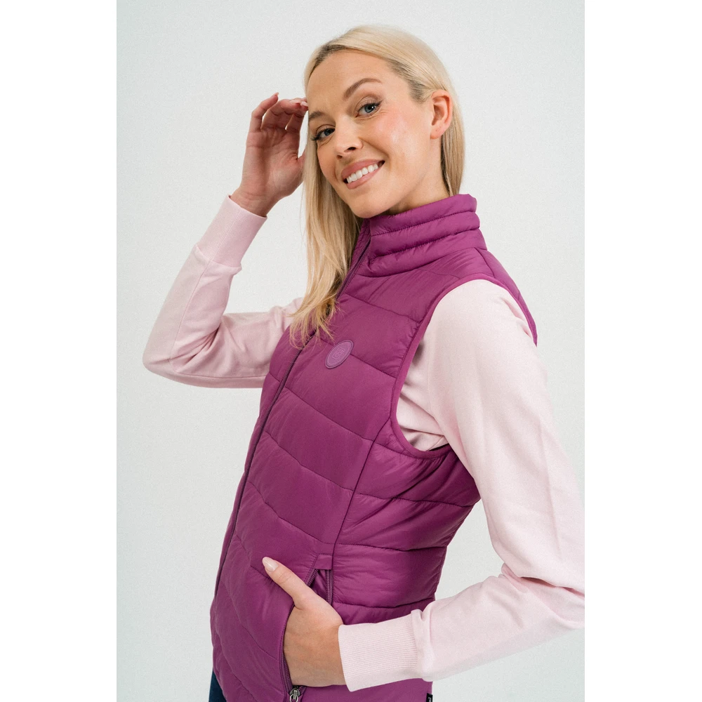 BUDMIL Thin steppelt mellény Female XXXL lila