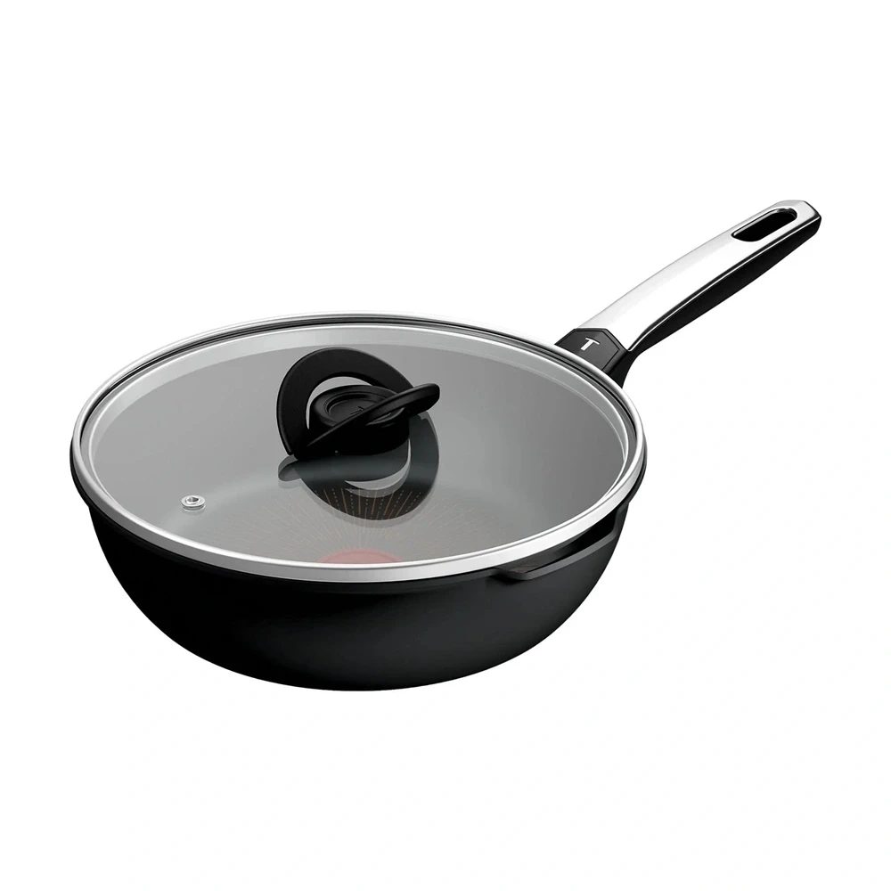 TEFAL G3208402 Excellence Serpenyő Wok fedővel 24cm