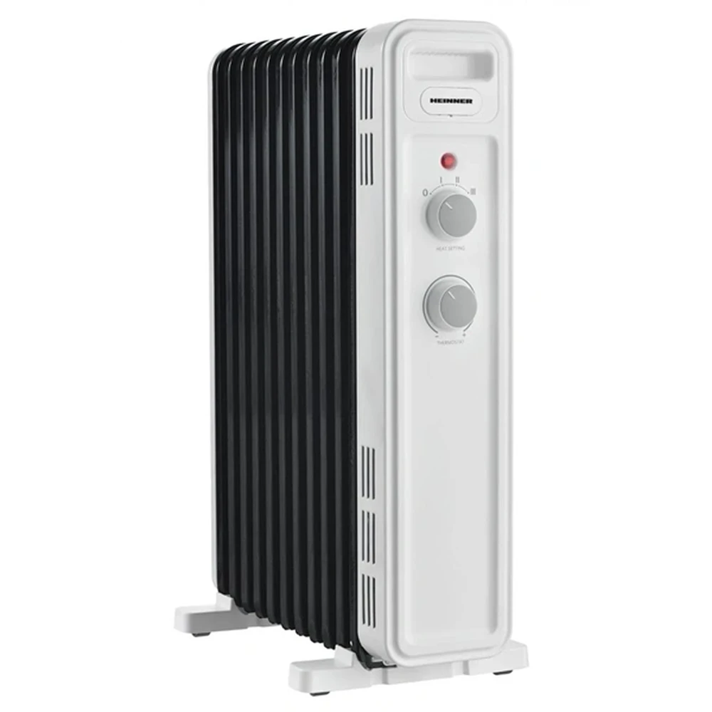 HEINNER radiator de ulei 11 tagos 2300W alb-negru HOH-M11WH-BK