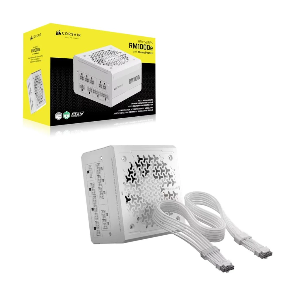 CORSAIR RMe Series RM1000e 1000W alb ATX3.1 CP-9020339-EU