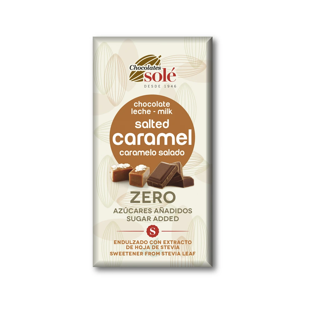 SOLE Bio tejcsokoládé keto sós karamellával 100 g