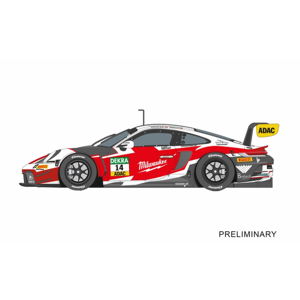 CARRERA DIGITAL 132 Porsche 911 GT3 R Razoon No 14 racecar