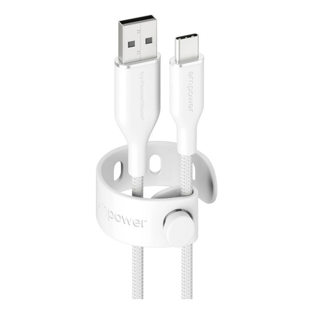 PANZERGLASS Data cable Empower Racing USB - Type-C 120cm ezüst/fehér EM30290