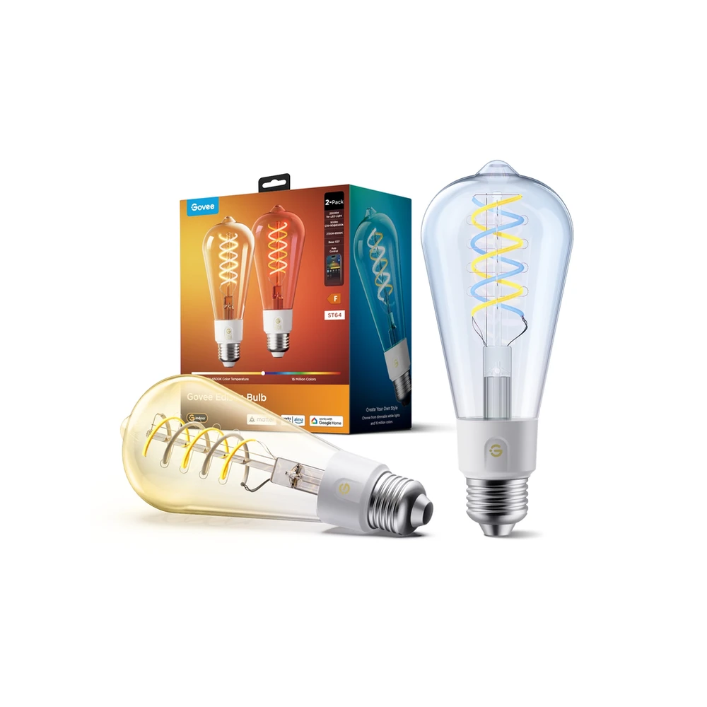 GOVEE inteligent Edison bec ST64 E27 2 buc M14C0CC2