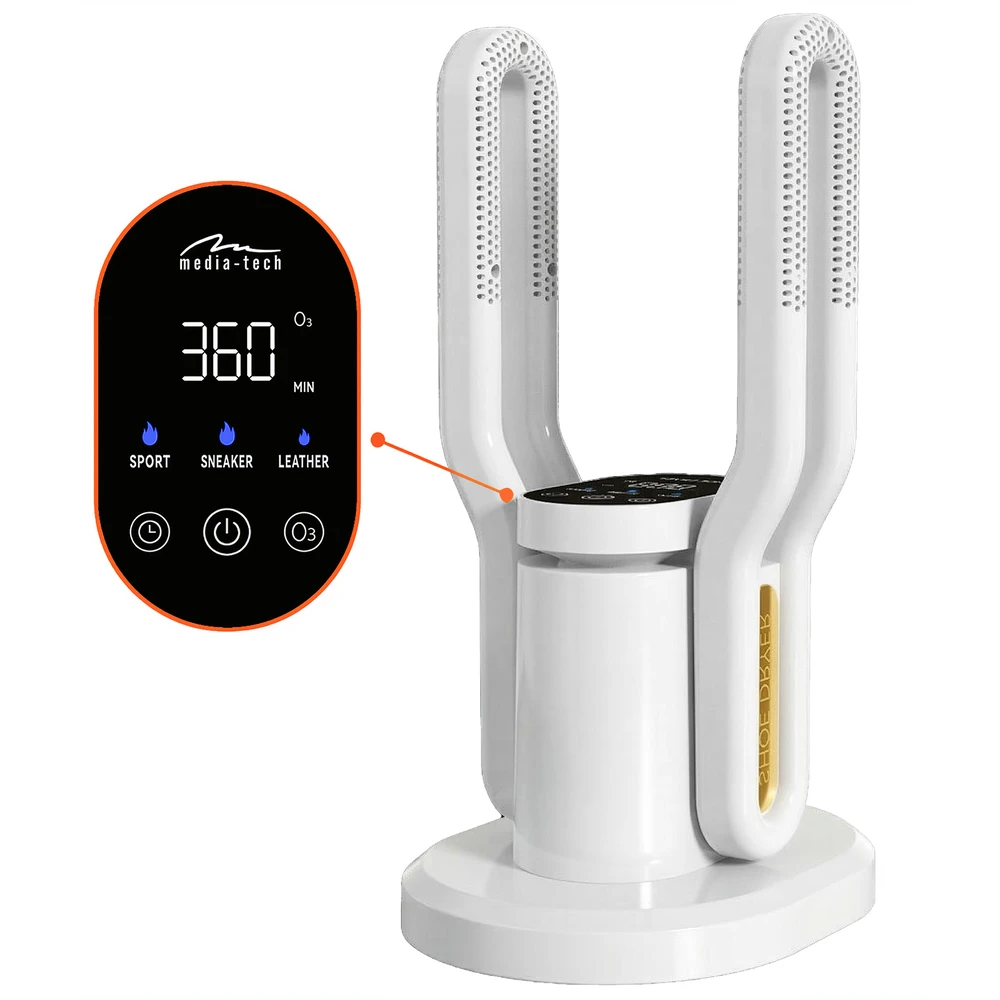 MEDIA-TECH Ózonos cipőszárító OZONE PRO+ fehér MT6539W