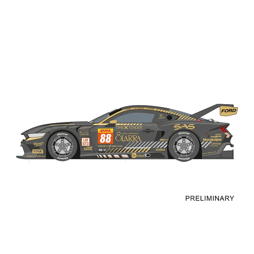 CARRERA DIGITAL 124 Ford Mustang GT3 Proton No 88 racecar 20024006