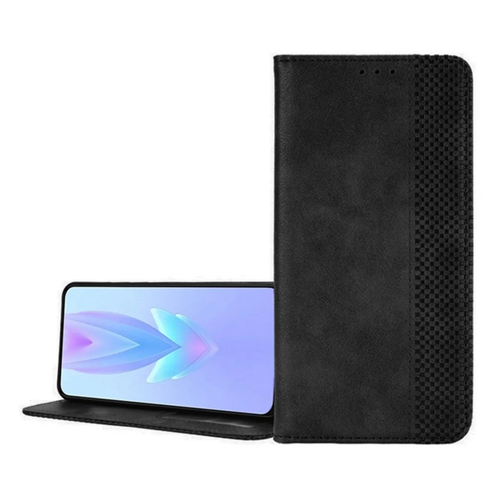 GIGAPACK oem oneplus 13r 5g case álló. Skin effect flip. mozaik. black