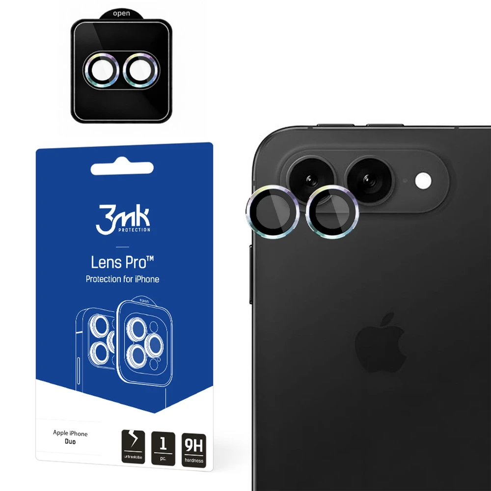 3MK Lens Protection Pro kameravédő üveg iPhone Duo szivárvány