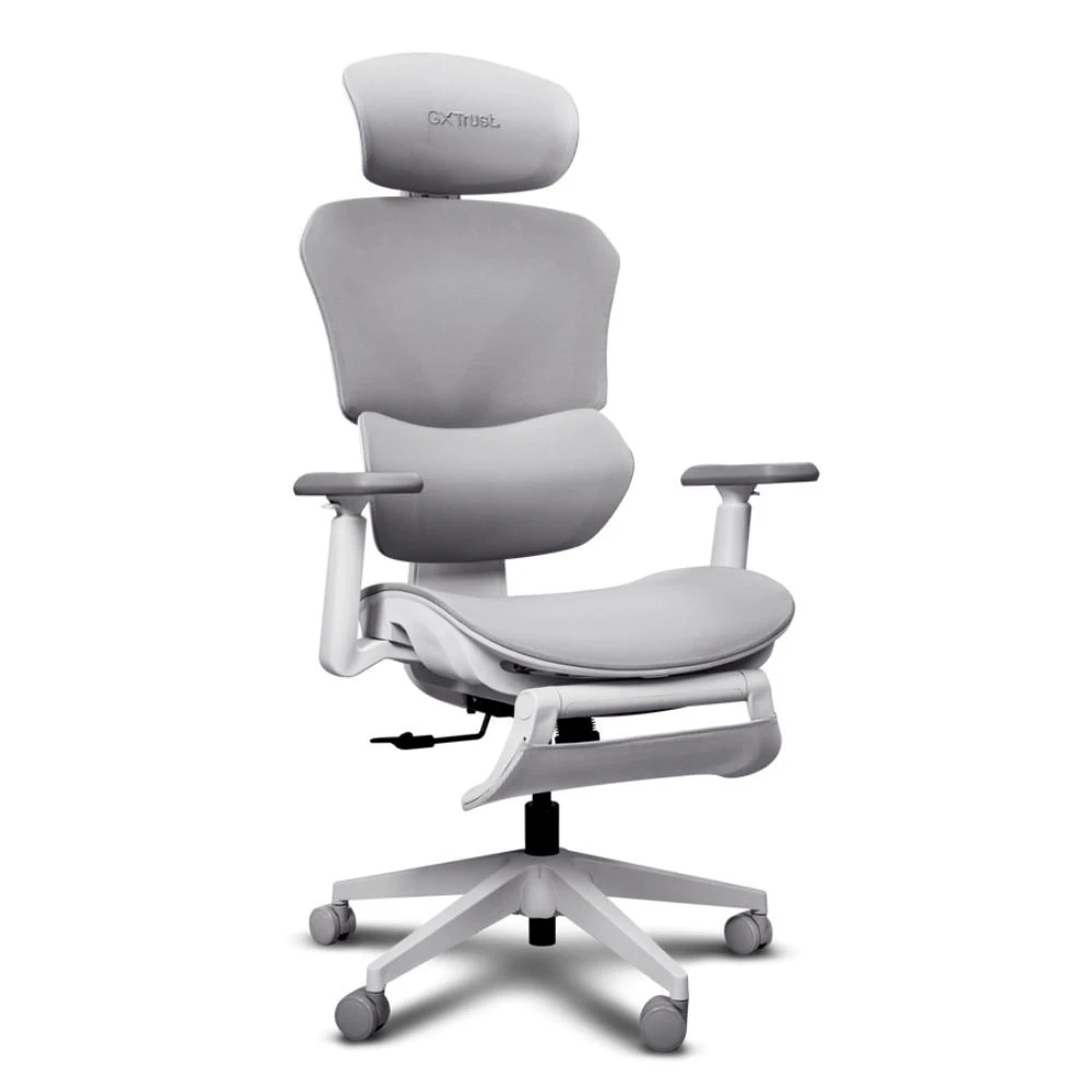TRUST GXT 725W Rivara Gamer chair footrest white 26146