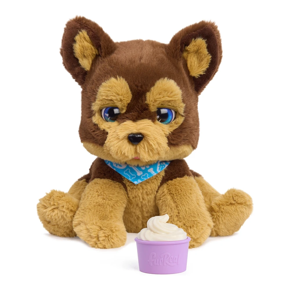 JUST PLAY furReal Benny the Kiss & Cuddle Pup interaktív plüss kutya 28203