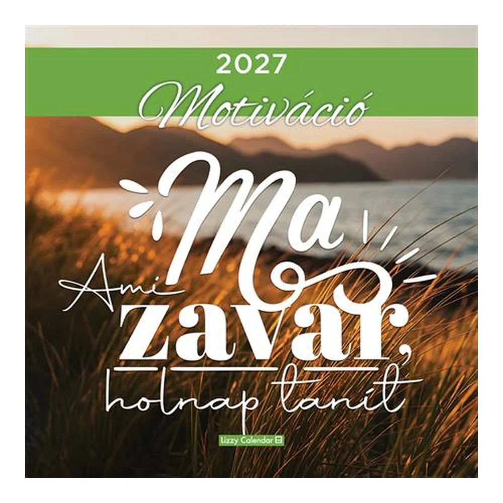 LIZZYCALENDAR Falinaptár 2027 29x29 cm Motiváció