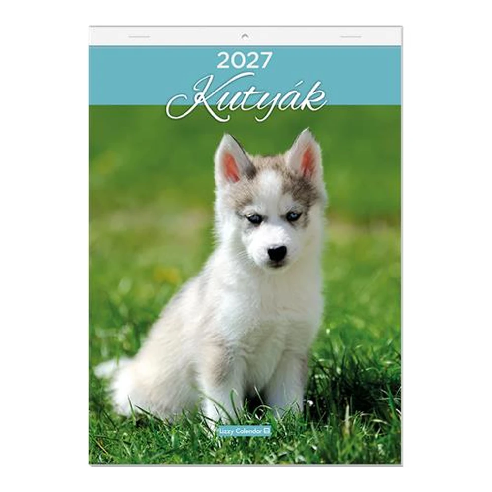 LIZZYCALENDAR Falinaptár 2027 A4 Kutyák