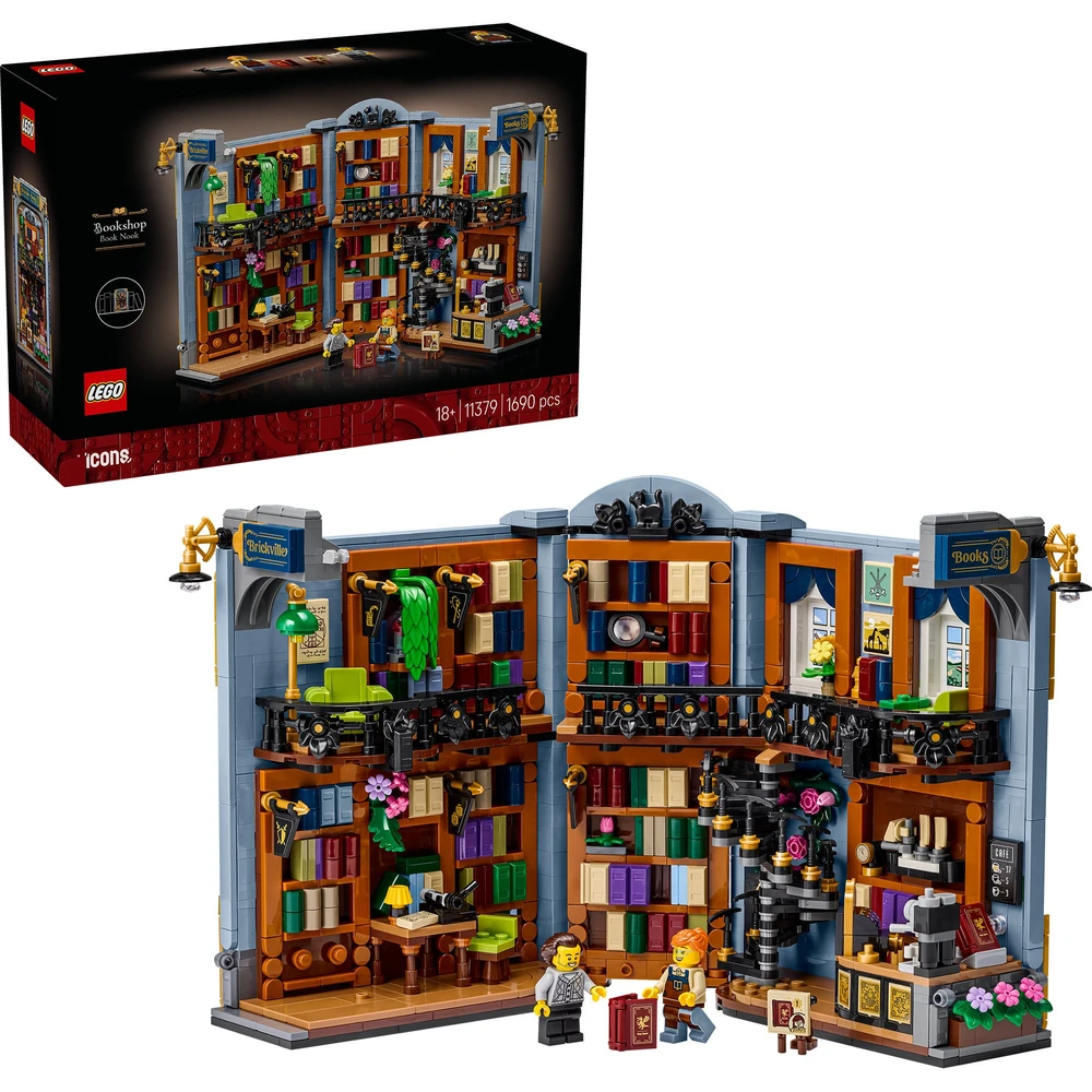 LEGO Icons Könyvesbolt könyvtámasz 11379