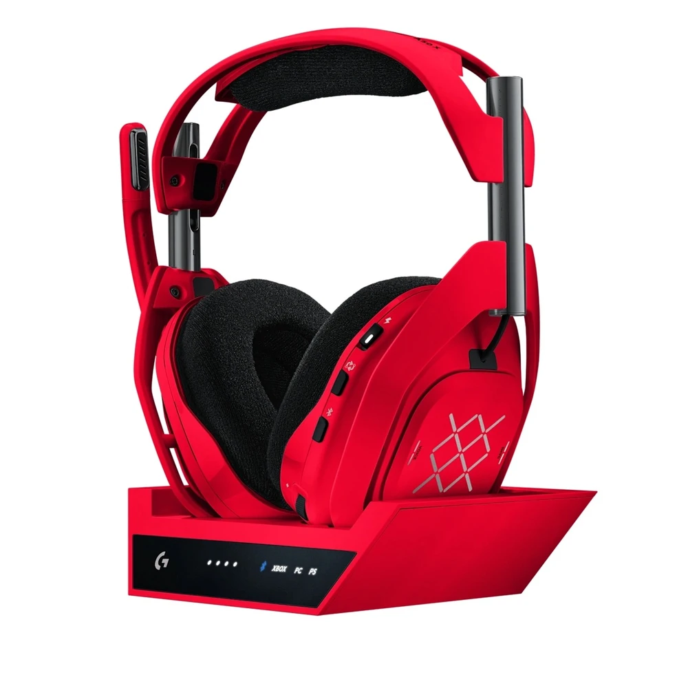 LOGITECH G Astro A50 X LightSpeed + Basisstation Élénkvörös