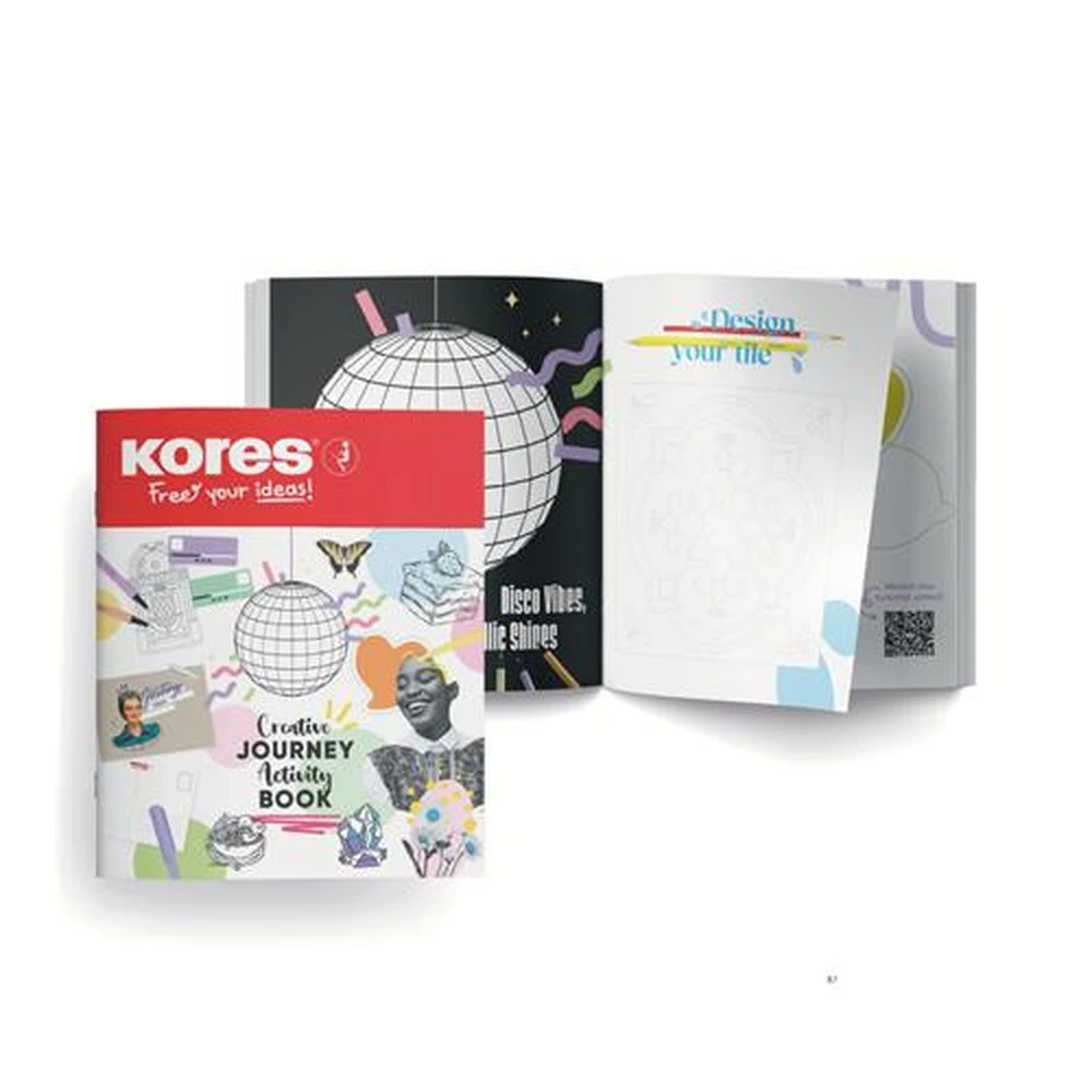 KORES Creative Journey employing booklet felnőtteknek 21x24 cm PROMO3275