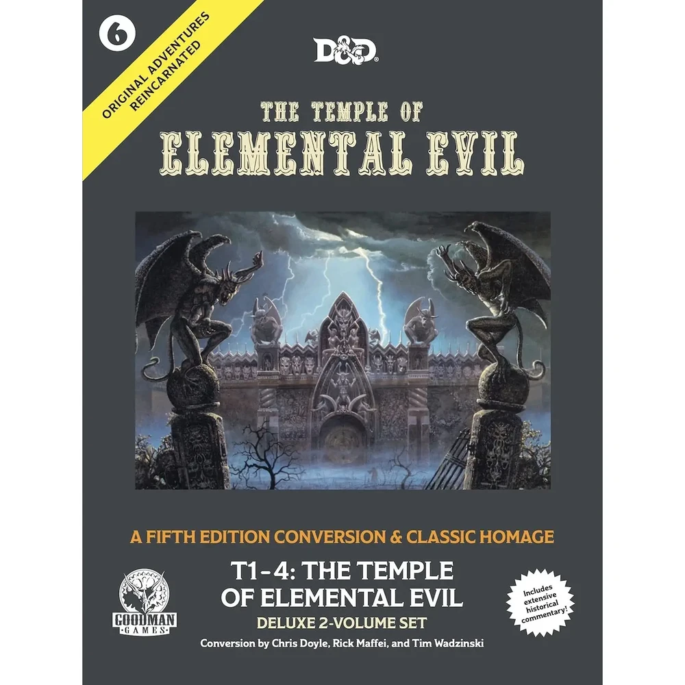 GOODMAN GAMES Szerepjáték kalandmodul Original Adventures Reincarnated #6: The Temple of Elemental Evil angol nyelvű