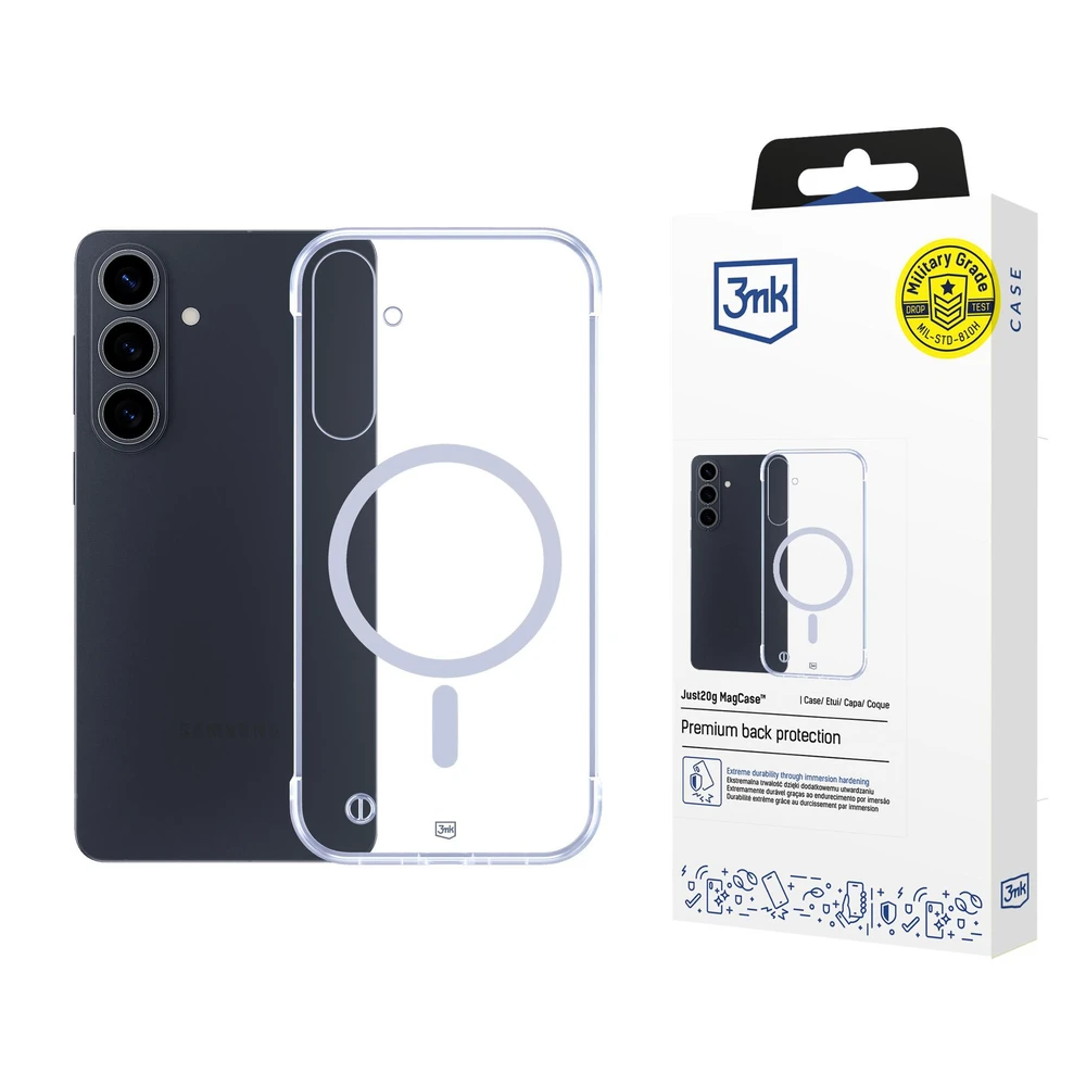 3MK Just20g MagCase case Samsung Galaxy S26+ transparent