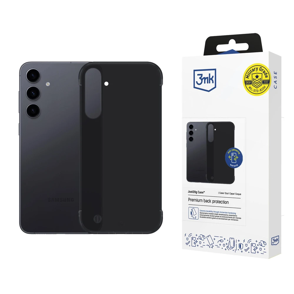 3MK Just20g Matt tok Samsung Galaxy S24 fekete