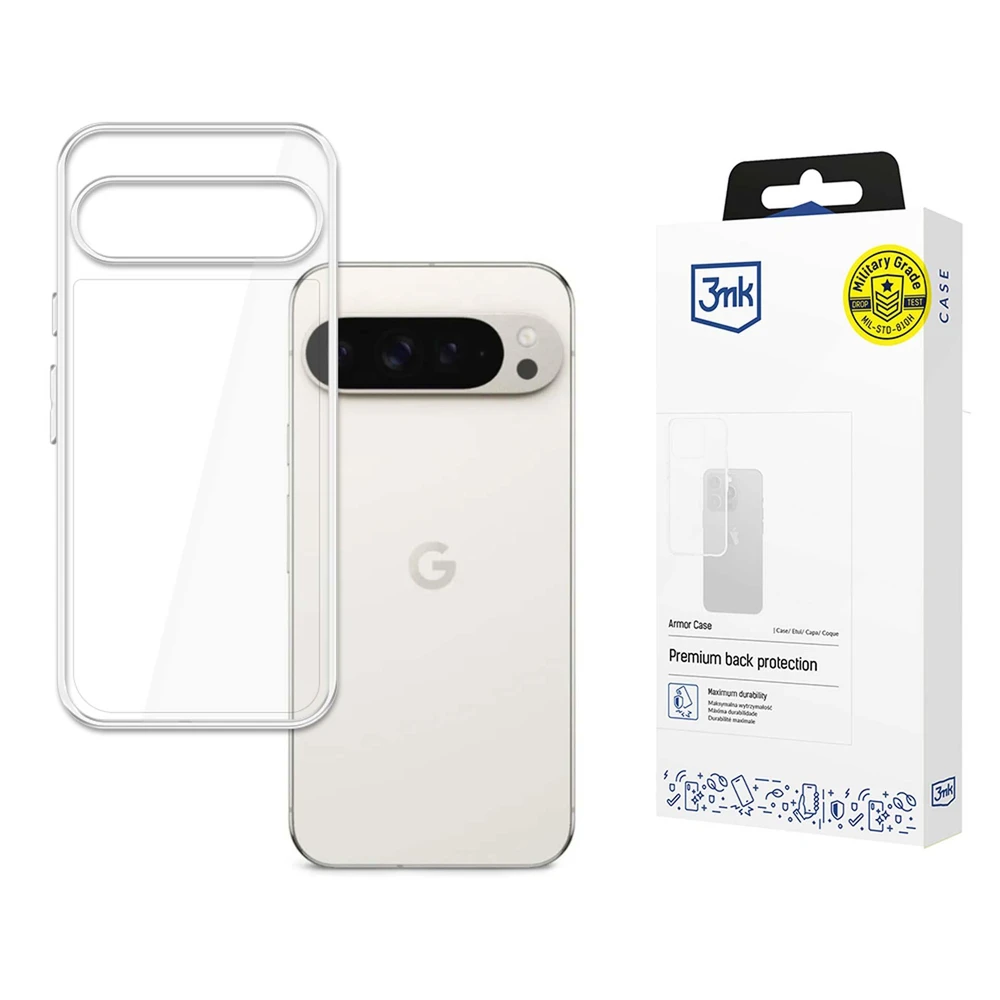 3MK Armor Case hátlap Google Pixel 9 Pro XL átlátszó