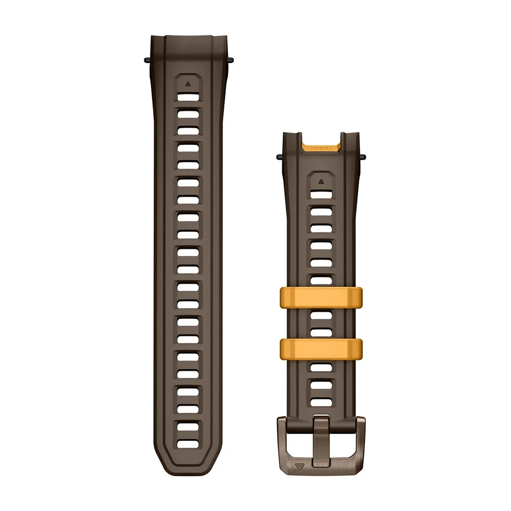 GARMIN Instinct 3 45mm óraszíj 22mm kakaóbarna fém csat 010-13395-11