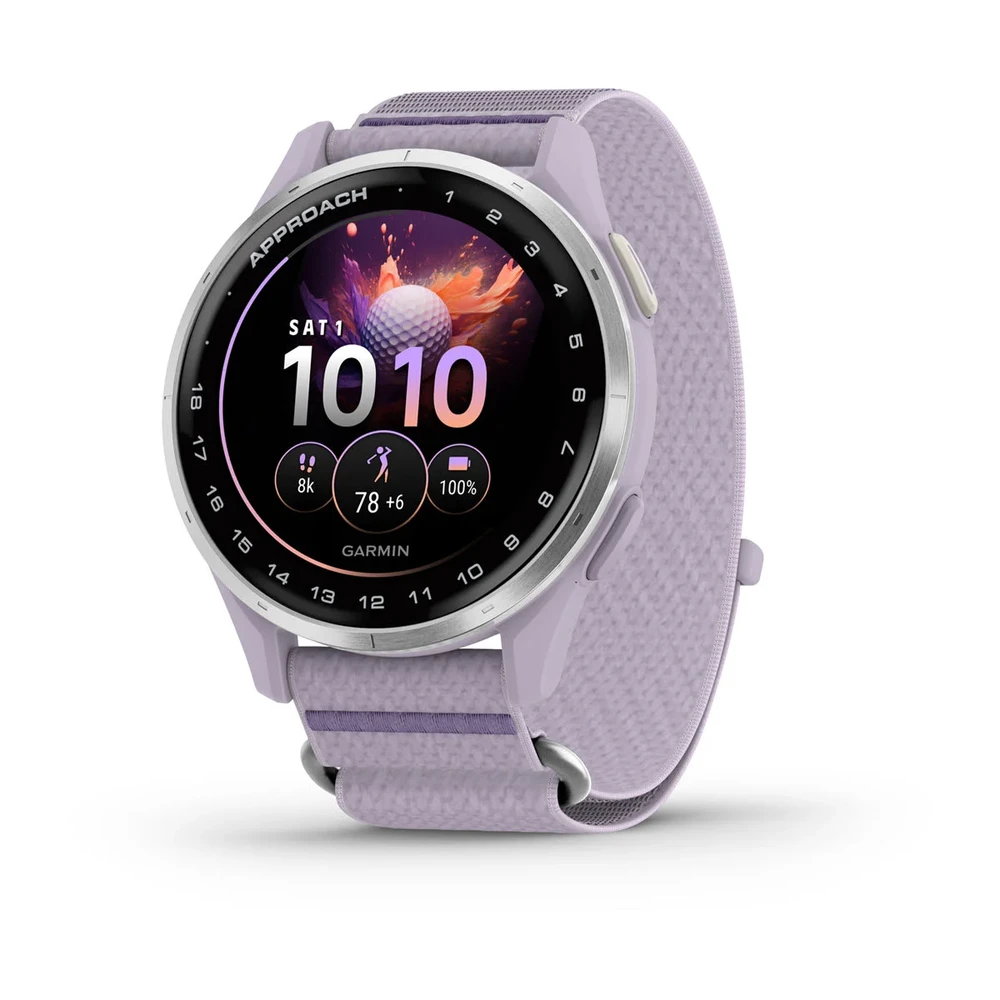 GARMIN Approach J1 silver lila ComfortFit strap 010-03898-10